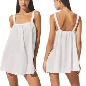 NWT SKIMS Cotton Voile Mini Dress – Marble – Size XXS – Retail $88